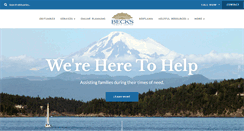 Desktop Screenshot of becksfuneralhome.com